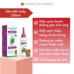 Tinh Chất Diệt Chấy Puressentiel - Giải Pháp Hoàn Toàn Cho Mái Tóc Khỏe Mạnh, An Toàn, Hiệu Quả Chỉ Trong 10 Phút - 100ml