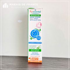 Xịt Rửa Mũi Puressentiel Baby 100ml - Nước Biển & Lô Hội Dưỡng Ẩm Dịu Nhẹ Cho Trẻ Sơ Sinh 0+ Tháng