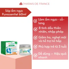 Dầu Xoa Ngực Puressentiel Resp’OK Trẻ Em 60ml – Giảm Ho, Cảm Lạnh Với Tinh Dầu Thiên Nhiên An Toàn Cho Bé