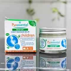 Dầu Xoa Ngực Puressentiel Resp’OK Trẻ Em 60ml – Giảm Ho, Cảm Lạnh Với Tinh Dầu Thiên Nhiên An Toàn Cho Bé
