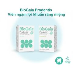 BioGaia Prodentis - Viên Ngậm Lợi Khuẩn Thơm Miệng Chăm Sóc Răng Miệng (30 Viên) - Hương Vị Táo & Bạc Hà Tươi Mát