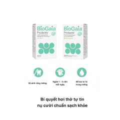 BioGaia Prodentis - Viên Ngậm Lợi Khuẩn Thơm Miệng Chăm Sóc Răng Miệng (30 Viên) - Hương Vị Táo & Bạc Hà Tươi Mát