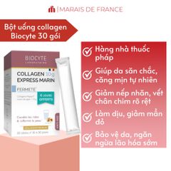 Biocyte Collagen Express 30 Gói Hương Đào - Thực Phẩm Bổ Sung Collagen Giảm Nếp Nhăn, Ngừa Lão Hóa Da, Dạng Thỏi Tiện Lợi