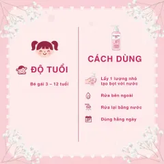 Dung Dịch Vệ Sinh Bé Gái Saugella Girl 200ml - An Toàn, Dịu Nhẹ, Bảo Vệ Vùng Kín Hằng Ngày Cho Bé Từ 3-12 Tuổi