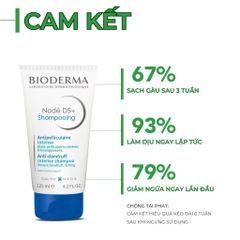 Dầu Gội Bioderma Nodé DS+ 125ml - Giải Pháp Hiệu Quả Cho Da Đầu Gàu Nấm, Ngứa, Phù Hợp Da Nhạy Cảm