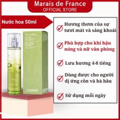 Nước Hoa Nữ Caudalie Fleur de Vigne 50ml - Hương Cam Chanh Tươi Mát - Tự Nhiên, Dịu Nhẹ, Phù Hợp Mọi Làn Da