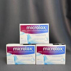 Thải độc đại tràng, giảm táo bón Microlax Sorbitol Citrate và Sodium Laurilsufoacetate - 4 ống