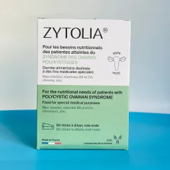 Bột Uống Hỗ Trợ Đa Nang Buồng Trứng Zytolia 60 Gói - Thực Phẩm Y Tế Đặc Biệt cho Phụ Nữ PCOS, Cân Bằng Nội Tiết Tố