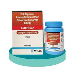 (Hàng công ty) Acriptega – Arv Phòng Ngừa Phơi Nhiễm HIV – Hãng Mylan - Lọ 30 Viên Chính hãng - Lọ 30 viên - Cao Cấp Chính Hãng Auth 100% Lọ 30 viên 423221