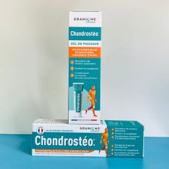 Gel Xoa Bóp Giảm Đau Khớp Granions Chondrostéo 100ml - Tinh Dầu Lộc Đề Xanh, Giảm Đau Viêm Khớp, Thoải Mái Khớp R.H
