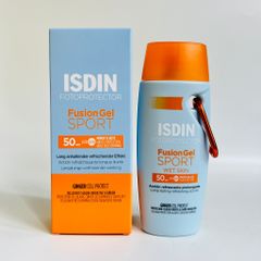 Kem Chống Nắng Toàn Thân Isdin Fusion Gel Sport SPF 50 - Gel Chống Nắng Siêu Nhẹ, Chống Nước, Thích Hợp Cho Vận Động Ngoài Trời - 100ml