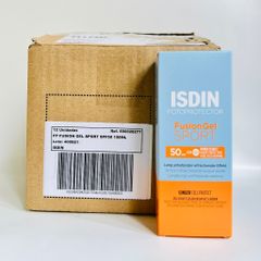 Kem Chống Nắng Toàn Thân Isdin Fusion Gel Sport SPF 50 - Gel Chống Nắng Siêu Nhẹ, Chống Nước, Thích Hợp Cho Vận Động Ngoài Trời - 100ml