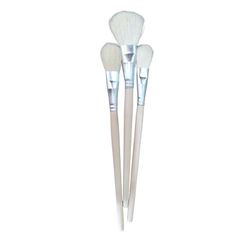 Bộ 3 cọ lông thỏ dùng quét keo phủ - Dụng cụ vệ sinh và dặm vàng cho hoạ sĩ và thợ thi công