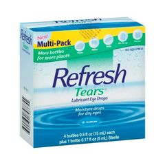 Nước Nhỏ Mắt Refresh Tears - Giảm Khô Mắt, Bổ Sung Độ Ẩm, Giải Pháp Cho Người Dùng Máy Tính, Nhỏ Mắt Chất Lượng Từ Mỹ