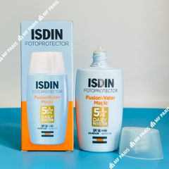 Kem Chống Nắng Dạng Nước ISDIN Fusion Water SPF50 - Không Cay Mắt, Không Nhờn Rít, Phù Hợp Cho Da Dầu và Nhạy Cảm, 50ml