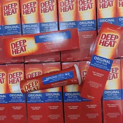 Kem xoa bóp giảm đau Deep Heat Original 140g - Giảm đau nhanh, cảm giác mát lạnh, hiệu quả cho nhức mỏi cơ và khớp