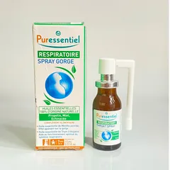 Xịt Họng Keo Ong Puressentiel 15ml - Giảm Ho, Làm Dịu Họng Tức Thì, Chăm Sóc Hô Hấp Từ Thiên Nhiên, An Toàn Cho Cổ Họng