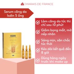 Tinh Chất Làm Săn Chắc Da ISDIN Instant Flash Serum - Giải Pháp Chăm Sóc Da Rạng Rỡ, Hộp 5 Ống 2ml từ Tây Ban Nha