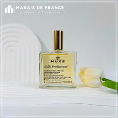 Dầu Khô Đa Năng Nuxe Huile Prodigieuse 50ml - Dưỡng Da & Tóc Mềm Mại, Chống Oxy Hóa, Hương Hoa Dịu Nhẹ, Hàng Chính Hãng từ Pháp