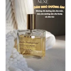 Dầu Khô Đa Năng Nuxe Huile Prodigieuse 50ml - Dưỡng Da & Tóc Mềm Mại, Chống Oxy Hóa, Hương Hoa Dịu Nhẹ, Hàng Chính Hãng từ Pháp
