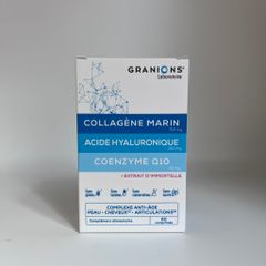 Viên Uống Granions Marine Collagen + Hyaluronic Acid + Coenzyme Q10 – Hộp 60 Viên (Pháp)
