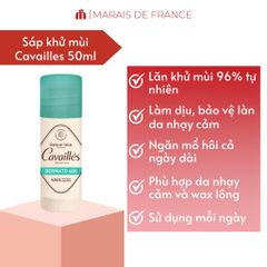 Lăn Khử Mùi Rogé Cavaillès 48H Cho Da Nhạy Cảm Dạng Sáp 40ml - An Toàn, Lành Tính, Hiệu Quả Lâu Dài