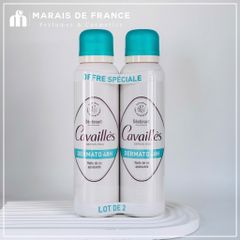 Xịt Khử Mùi Rogé Cavaillès Dermato 48H - Dành cho Da Nhạy Cảm, Hương Trà Xanh & Hoa Trắng 125ml, Kiểm Soát Mùi Hiệu Quả, An Toàn