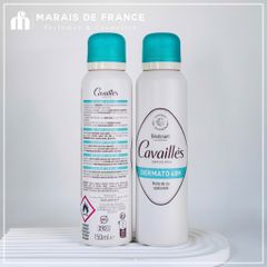 Xịt Khử Mùi Rogé Cavaillès Dermato 48H - Dành cho Da Nhạy Cảm, Hương Trà Xanh & Hoa Trắng 125ml, Kiểm Soát Mùi Hiệu Quả, An Toàn