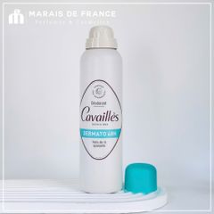 Xịt Khử Mùi Rogé Cavaillès Dermato 48H - Dành cho Da Nhạy Cảm, Hương Trà Xanh & Hoa Trắng 125ml, Kiểm Soát Mùi Hiệu Quả, An Toàn