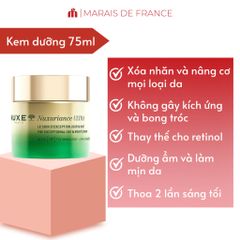 Kem Dưỡng Da NUXE Nuxuriance Ultra 75ml - Chăm Sóc Da Săn Chắc, Tươi Tắn Từ Thiên Nhiên, Phù Hợp Da Nhạy Cảm