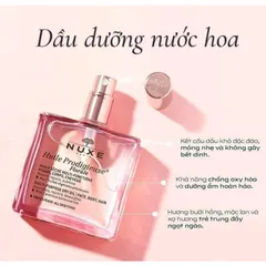 Dầu Khô Đa Năng Nuxe Huile Prodigieuse Florale 50ml - Dưỡng ẩm Da & Tóc, Hương Hoa Tươi Mát, Chăm Sóc Toàn Diện