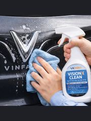 Dung dịch tẩy ố kính ô tô VisionX Clean 500ML - Giải pháp làm sạch hiệu quả cặn canxi, bụi bẩn và bảo vệ bề mặt kính, logo xe hơi