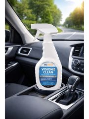 Dung dịch tẩy ố kính ô tô VisionX Clean 500ML - Giải pháp làm sạch hiệu quả cặn canxi, bụi bẩn và bảo vệ bề mặt kính, logo xe hơi