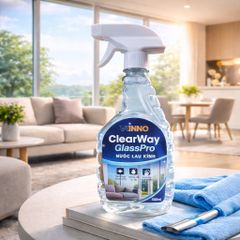 Nước Lau Kính ClearWay GlassPro 500ml - Dung Dịch Lau Kính Sạch Nhanh, Không Vệt, An Toàn Cho Gia Đình & Văn Phòng