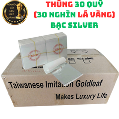 Thùng 30.000 Lá Dát Bạc Silver - Chất liệu cao cấp, phù hợp trang trí nội thất, đồ thờ sắc nét, giá rẻ nhất thị trường