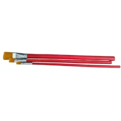 Bộ 3 Cọ Chổi Cước Cán Đỏ Quét Keo Phủ và Vệ Sinh - Dặm Vàng Siêu Tiện Lợi cho Công Việc Hàng Ngày