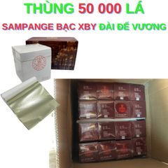 Hộp 50.000 Lá Vàng Sampange Bạc XBY Đài Đế Vương - Dát vàng tượng phật, trang trí nội thất, đồ handmade cao cấp