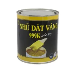 Nhũ Vàng Cao Cấp 999K Gốc PU 1Kg - Sơn Trang Trí Siêu Bóng Cho Gỗ, Kim Loại, Nhựa, Phù Hợp Ngoài Trời