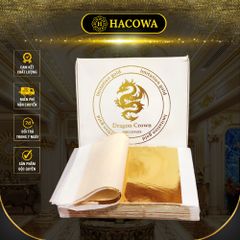 1000 Lá Vàng Rồng 14cm x 14cm - Dát Vàng Trang Trí Nội Thất, Tượng Phật, Đồ Thờ - Bộ Chuyên Dụng