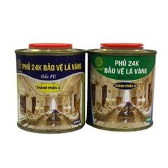Bảng Phủ Bảo Vệ Lá Vàng 24K Gốc PU 330ml - Chống Xước, Tạo Độ Bóng Ấn Tượng Cho Sản Phẩm Nghệ Thuật