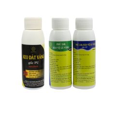 Combo Keo Phủ Gốc PU Nhỏ - Bộ Dụng Cụ Trang Trí Đính Vàng Cho Gỗ, Kim Loại, Nhựa, Đá, Thủy Tinh, Gốm Sứ