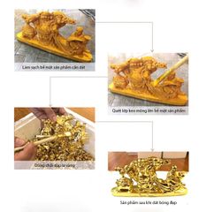 Lá Vàng 22K Dát Tượng - 30g Chất Lượng Cao, Bền Màu, Phù Hợp Trang Trí Đồ Thủ Công Mỹ Nghệ