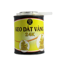 Keo Dán Vàng 24K 200g - Chuyên Dát Vàng Kim Loại, Gỗ, Nhựa, Bóng Đẹp, Dễ Thi Công, Không Cần Pha Dung Môi