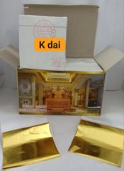 Lá Vàng Đế Vương 2000 Lá - Trang Trí Thờ Cúng, Nội Thất - Dễ Sử Dụng, Bền Màu, Sáng Bóng 9x9cm