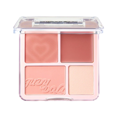 Bảng Phấn Má Hồng Bắt Sáng Judydoll 4 Ô Đa Năng - Trang Điểm Tự Nhiên, Chất Mịn, Bám Màu Tốt, Phù Hợp Nhiều Phong Cách