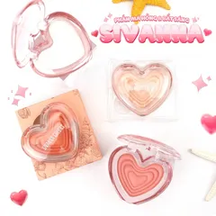 Phấn Má Hồng Bắt Sáng Sivanna Colors Sweethearts - Phấn Mịn, Dễ Tán, Giữ Màu Lâu, Thiết Kế Nhỏ Gọn, Trang Điểm Tự Nhiên