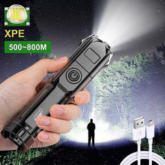 Đèn Pin F15-T Siêu Sáng USB Sạc Được - 3 Chế Độ Ánh Sáng, Chống Va Đập, Dùng Ngoài Trời, Thời Gian Sử Dụng 5.5 Giờ