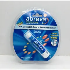 Kem Bôi Abreva Docosanol 2g - Ngăn Ngừa Mụn Rộp, Hàng Mỹ, Giảm Ngứa Ran và Đau Do Virus Herpes Simplex