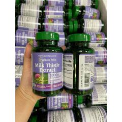 Chiết xuất Một Thì Mạch 1000mg - Thực Phẩm Chức Năng Giải Độc Gan, Bổ Gan và Tăng Cường Chức Năng Gan 180 Viên Puritan's Pride