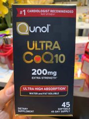 Viên Uống Bổ Tim Mạch Qunol Ultra CoQ10 - Hỗ Trợ Sức Khỏe Tim Mạch, Made in USA, Thực Phẩm Chức Năng Chất Lượng Tốt